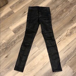 KIIND OF black coated jeans